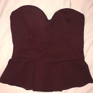 Aritzia Babaton Peplum Graeme Bustier, Size 4